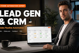 automate your lead generation and CRM pipeline with n8n or make