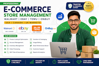 be your walmart ebay temu and onbuy virtual assistant