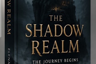 create a modern book cover design