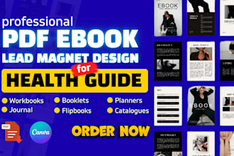 design your ebook, journals, workbook, planner for your health guide