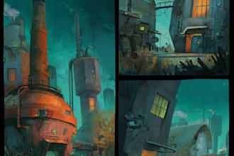 create breathtaking environmental concept art