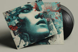 design professional album cover , mixtape cover design