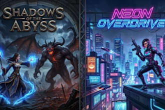 design professional steam capsule art, game cover art, and storefront visuals