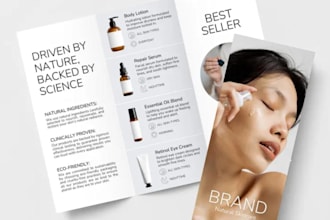 design postcard, eddm flyer, brochure and trifold brochure, flyer