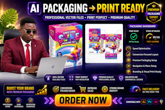 convert ai packaging design into print ready vector files