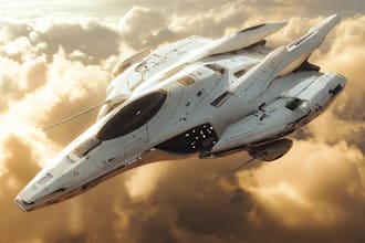 make sci fi spaceship design