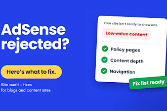 fix your google adsense rejection and prepare your site to reapply