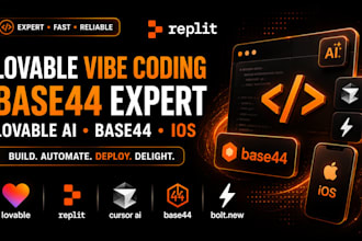 fix base44 vibecoding lovable website loveable fix replit web app base44 ios app