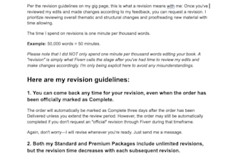 professionally edit and critique your book
