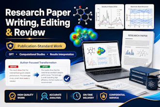 do academic writing, dft studies, and data interpretation
