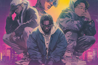 design stunning anime album cover art