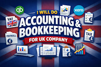 do accounting and bookkeeping for UK company