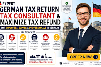 prepare employee german tax return tax consulting and maximize tax refund