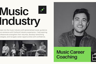 help you break into the music industry with resume and career coaching