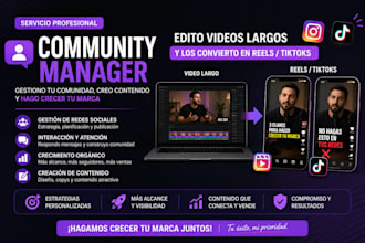 be your social media manager and video editor