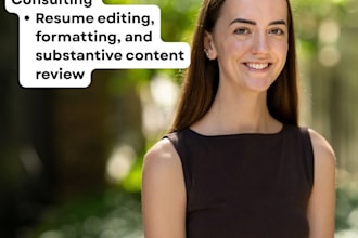 proofread and edit your law school resume
