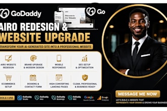 migrate godaddy airo ai website godaddy booking upgrade godaddy airo ai website