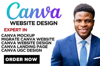 design canva website canva landing page redesign canva ugc portfolio website