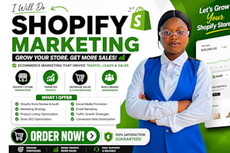 boost store sales with shopify marketing, website promotion, ecommerce marketing