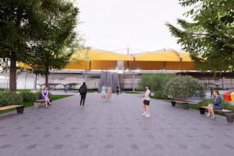 model your project in revit or sketchup with realistic renders