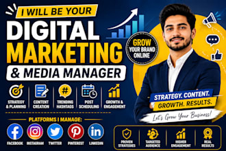 digital marketing and social media manager