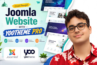 joomla website using yootheme pro, yootheme joomla template