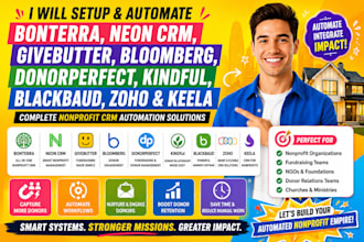 bonterra neon crm givebutter bloomberg donorperfect kindful blackbaud zoho keela
