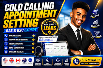 b2b cold calling b2c cold calling appointment setting real estate cold calling
