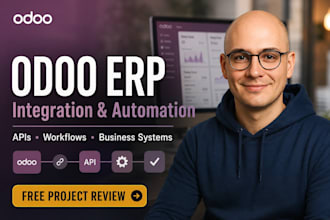 do odoo erp integration, workflow automation and API integration