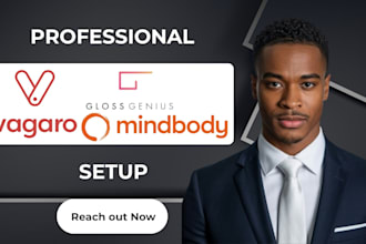 setup spa beauty salon website or online booking on vagaro glossgenius mindbody
