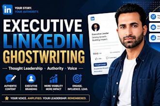 ghostwrite linkedin thought leadership for executives