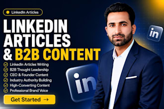linkedin ghostwriter for thought leadership articles and b2b content