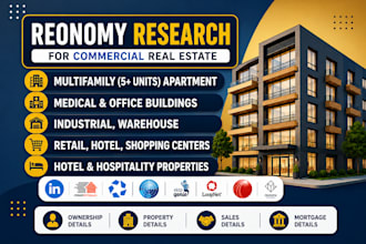 do skip tracing, reonomy research for commercial real estate