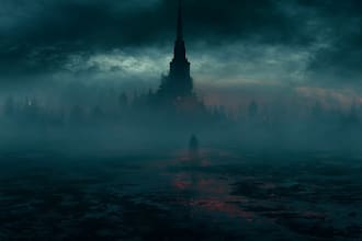 art dark art horror illustration