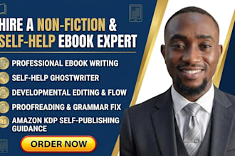 write non fiction ebook,self help,self publishing,ebook editing,proofread ebook