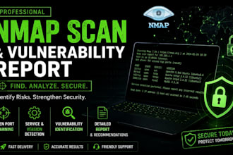 do professional nmap scanning and security report