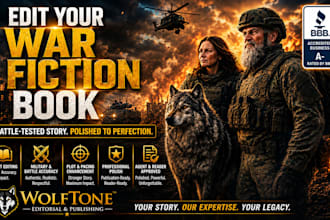 edit your war fiction book
