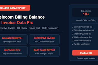 investigate and fix your telecom billing invoice data issues