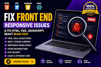 quickly fix frontend bugs for your website
