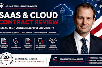 review saas contracts cloud agreements IT legal risk analysis