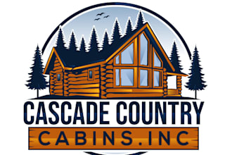 design a cozy and professional cottage logo for your brand