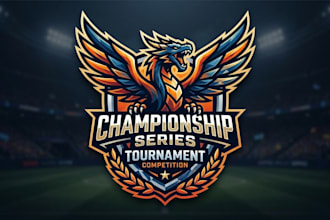 design a powerful competition logo for sports, esports, tournaments