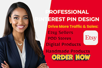 design etsy pinterest pins, etsyproducts, printables and pod stores