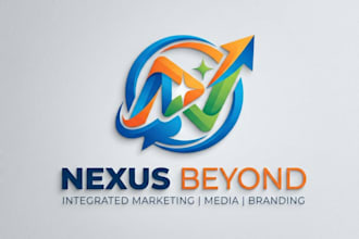 design a creative advertising logo for marketing agency, media business