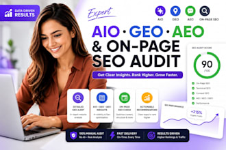 do expert aio, geo, aeo and onpage SEO audit