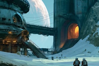 sci fi illustration and sci fi art