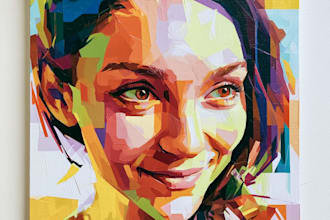 draw abstract painting art or color abstract art