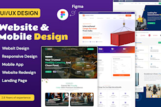 redesign your website into a modern UI UX design