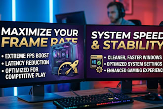 optimize your windows PC for gaming and maximum performance
