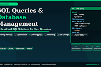 write sql quires and manage your database